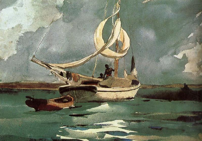 Sailing, Winslow Homer